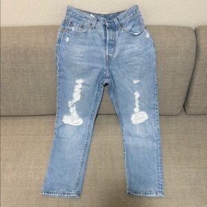 Levi’s Distressed Jeans W24 x L26